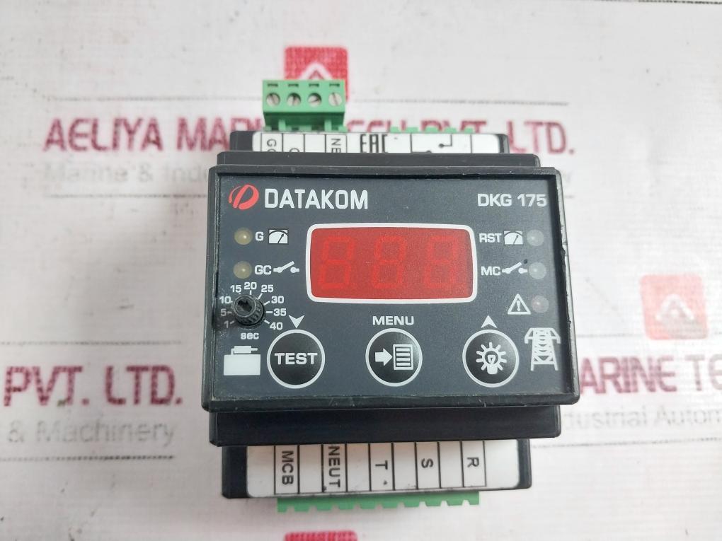 Datakom Dkg 175 Generator/Mains Automatic Transfer Switch Controller 1-40 Sec