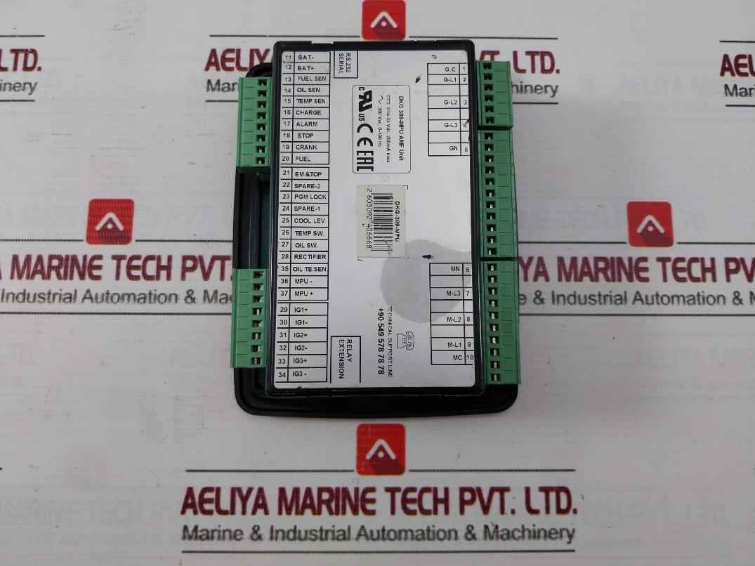 Datakom Dkg 309-mpu Automatic Mains Failure Unit 9-33 Vdc 200Ma Max
