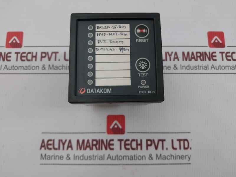 Datakom Programmable Alarm Annunciator Controller 24V Dkg 605