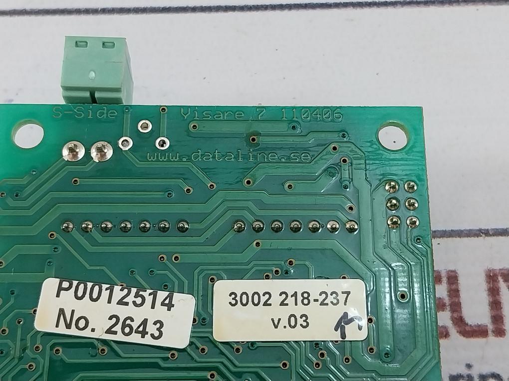 Dataline 3002 218-237 Printed Circuit Board