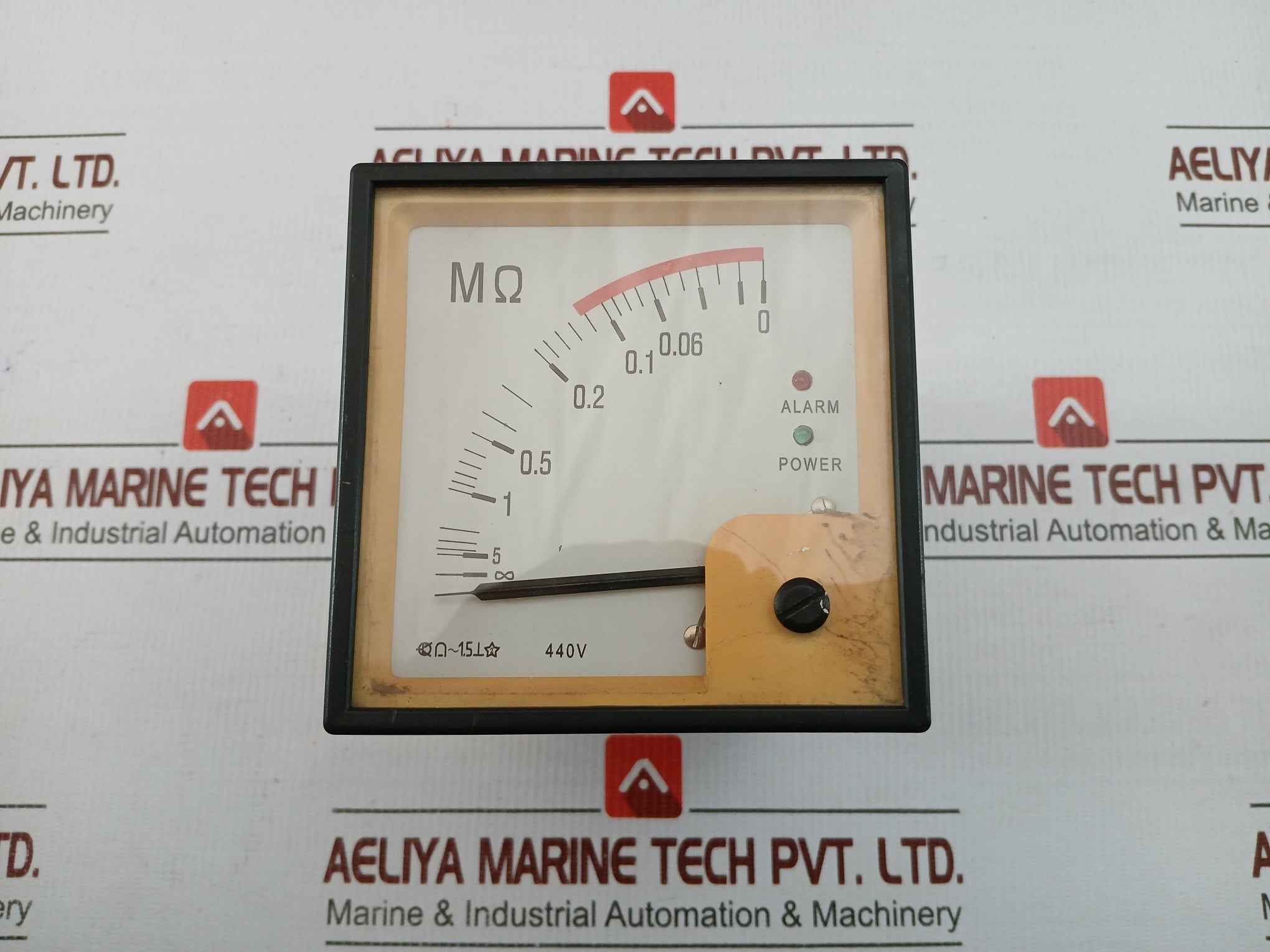 Datamax Ac Insulation Monitoring Meter 0.01 To 1MΩ Part No Dma-96 M Ohm
