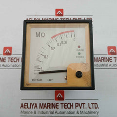 Datamax Ac Insulation Monitoring Meter 0.01 To 1MΩ Part No Dma-96 M Ohm