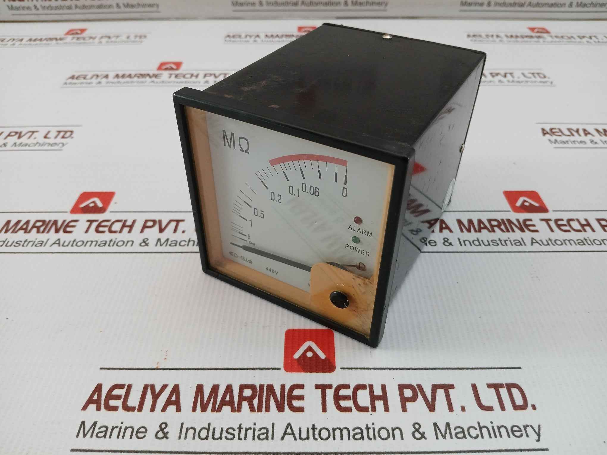 Datamax Ac Insulation Monitoring Meter 0.01 To 1MΩ Part No Dma-96 M Ohm