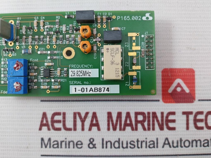 Datawell P165.002 Printed Circuit Board 29.825 Mhz E448532