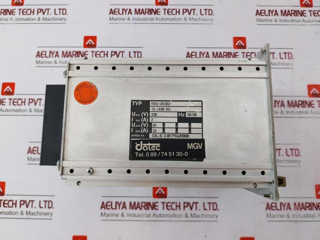 Datec P241-24101F Power Supply 230V 2A 24V 10A