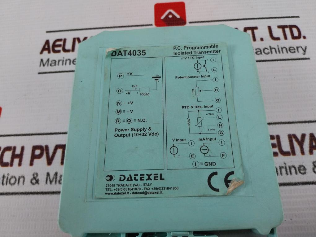 Datexel Dat4035 Isolated Smart Transmitter