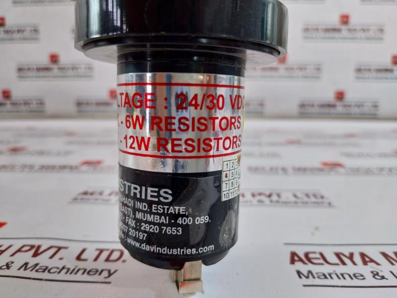 Dav Industries Ntc-22L Semaphore Indicator 24/30 Vdc 1506