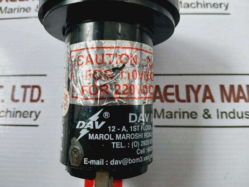 Dav Industries Ntc-22L Semaphore Indicator 24/30 Vdc 220Vdc