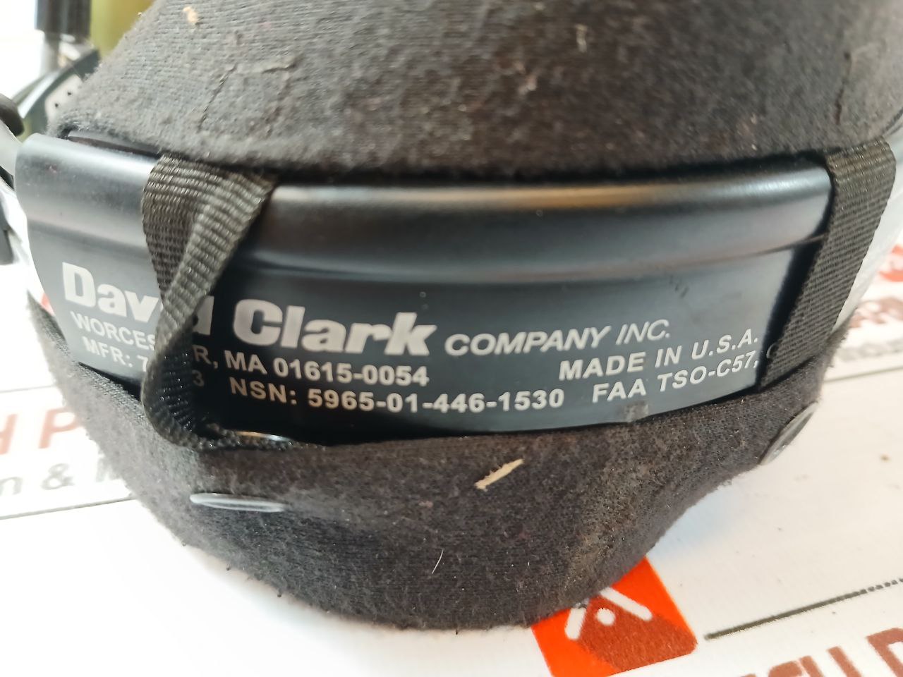 David Clark H10-13.4 Aviation Headset Dual Plug 12507G-42