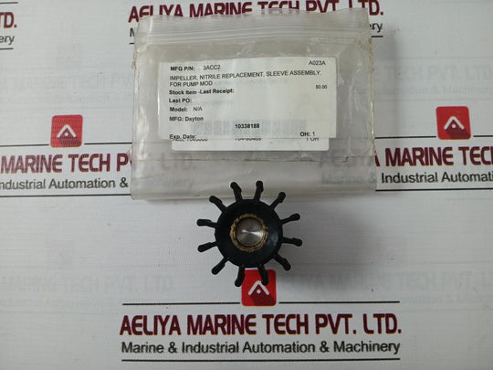 Dayton 3Acc2 Nitrile Impeller Sleeve Assembly