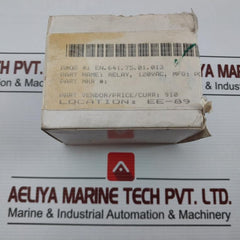 Dayton 5X847E Power Relay 120Vac,50/60Hz