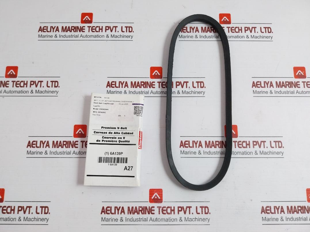 Fan Belt For Squirrel Cage Length-29 Inch Dayton 6A139 Type-v