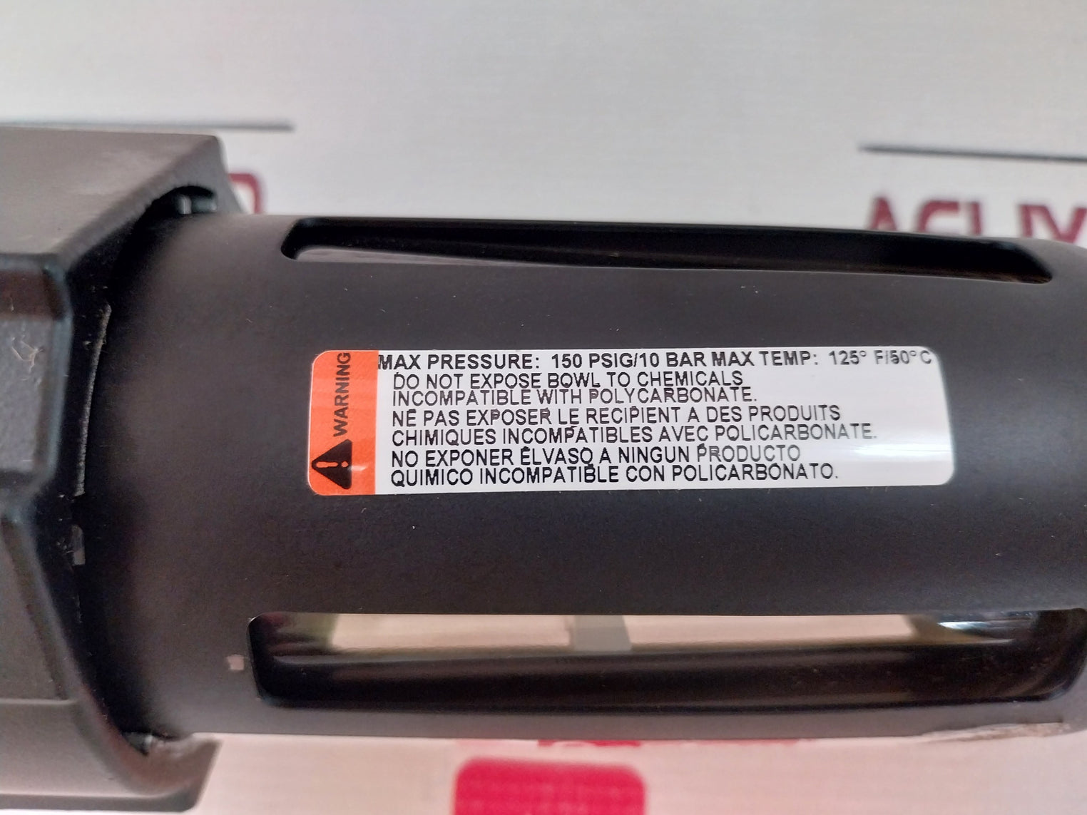 Dayton 4Zl52 Standard Compressed Air Line Filter 150 Psig