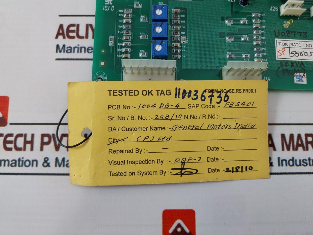 DB Power Electronics 1004DB-4-1 Printed Circuit Board