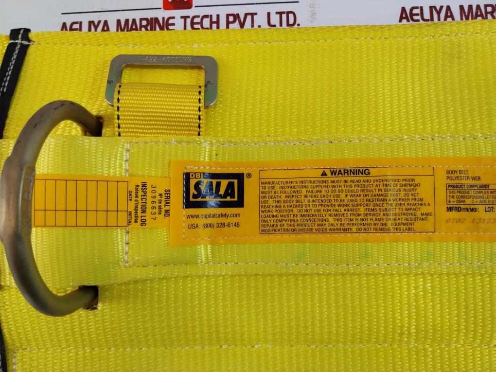 Dbi Sala 1000544 Derrick Belt Pass Thru Buckle Connection