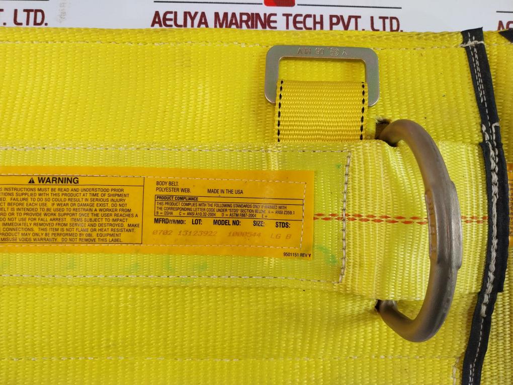 Dbi Sala 1000544 Derrick Belt Pass Thru Buckle Connection