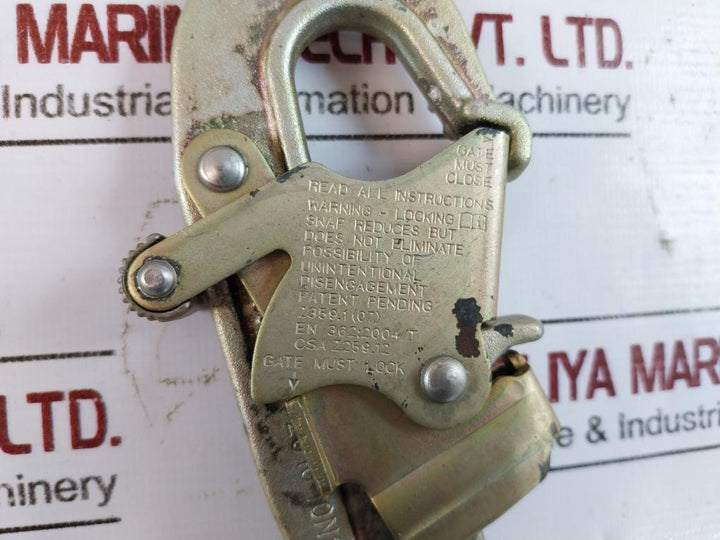 Dbi Sala 1240006 Shock Absorber Lanyard Length-6ft Snap Hook Anchor Connection