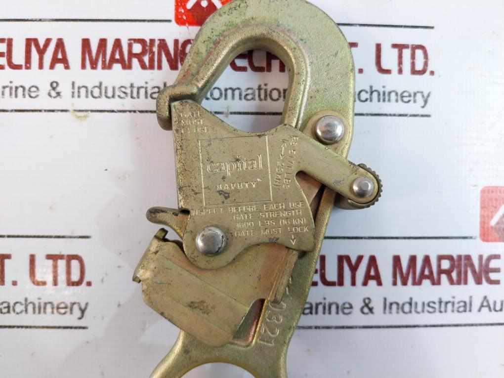 Dbi Sala 1240006 Shock Absorber Lanyard Length-6ft Snap Hook Anchor Connection