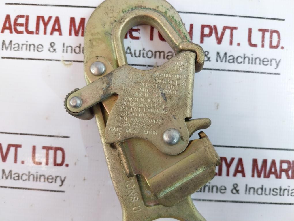 Dbi Sala 1240006 Shock Absorber Lanyard Length-6ft Snap Hook Anchor Connection