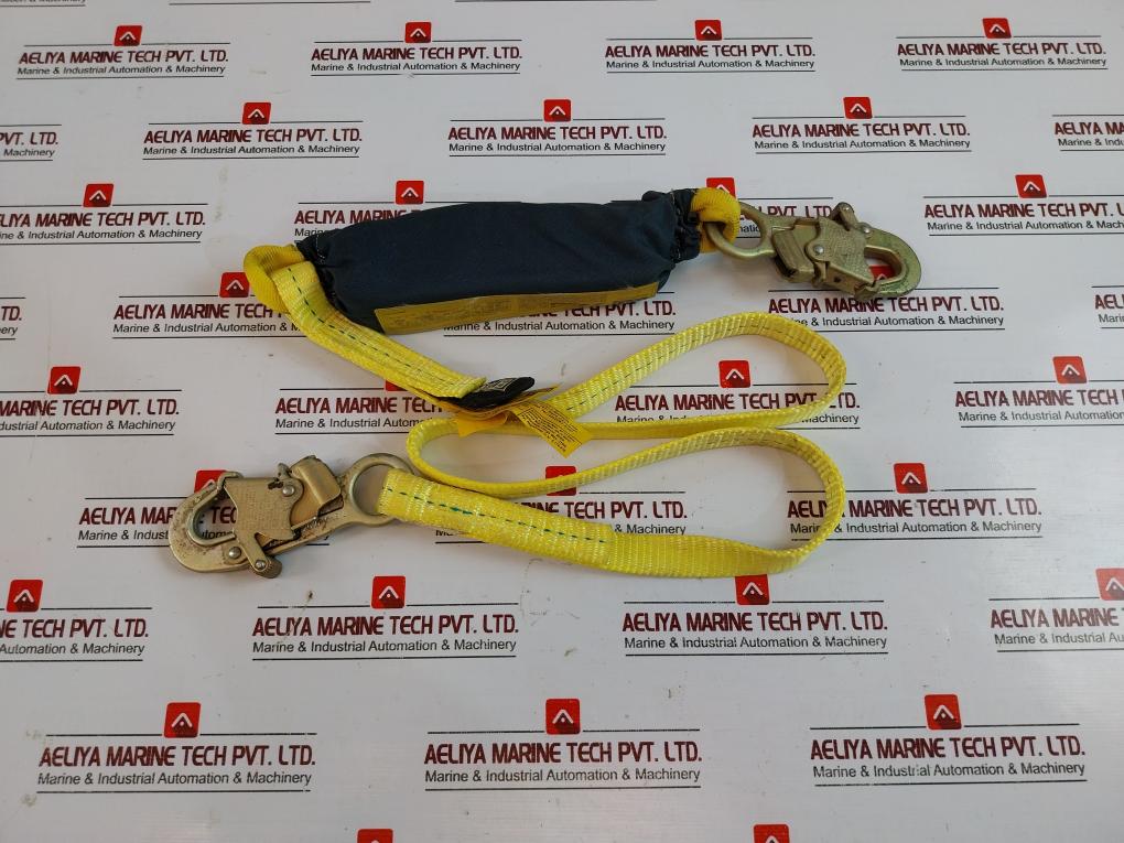 Dbi Sala 1240006 Shock Absorber Lanyard Length-6ft Snap Hook Anchor Connection