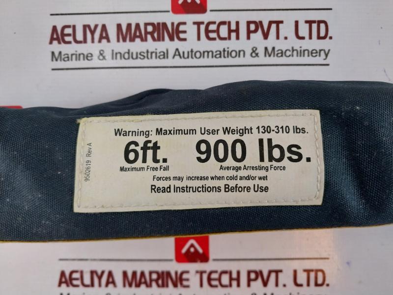 Dbi Sala 1240006 Tie-off Rescue Shock Absorbing Lanyard 6 Ft 900 Lbs 9502619