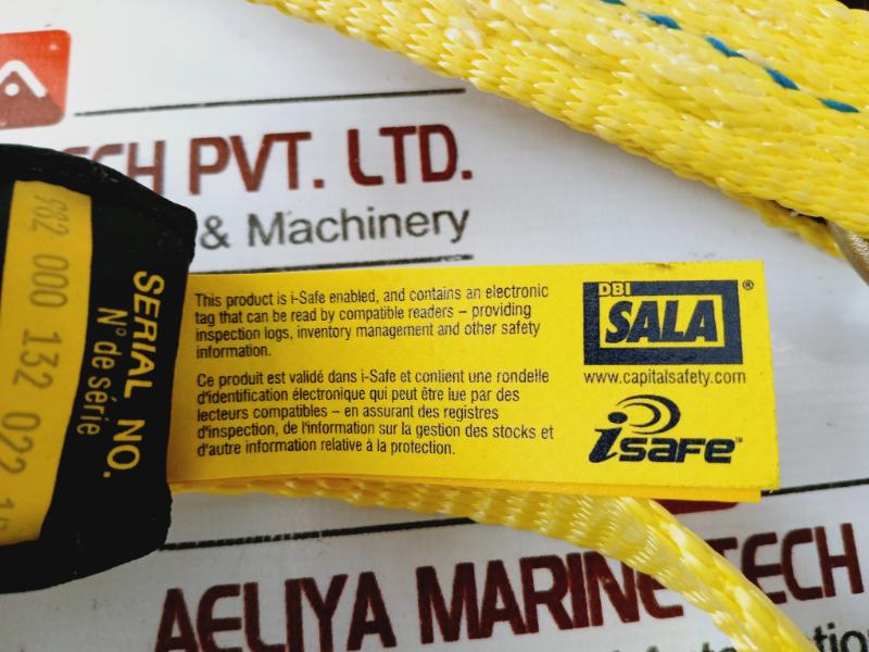 Dbi Sala 1240406 Double Shock Absorbing Lanyard 6’ Ft Capacity:310 Lbs Max