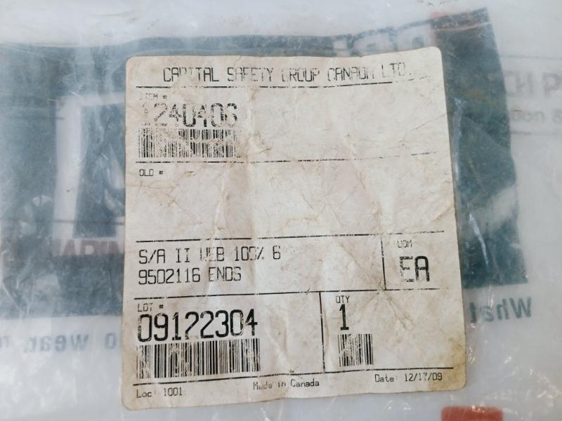 Dbi Sala 1240406 Double Shock Absorbing Lanyard 6’ Ft Capacity:310 Lbs Max