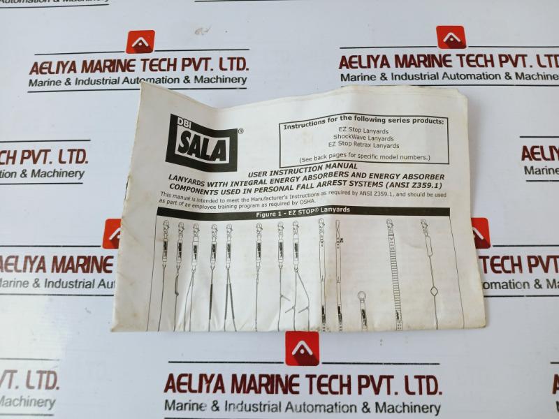 Dbi Sala 1240406 Double Shock Absorbing Lanyard 6’ Ft Capacity:310 Lbs Max