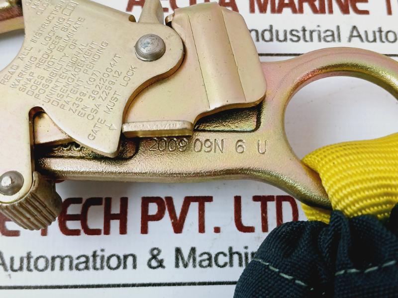 Dbi Sala 1240406 Double Shock Absorbing Lanyard 6’ Ft Capacity:310 Lbs Max