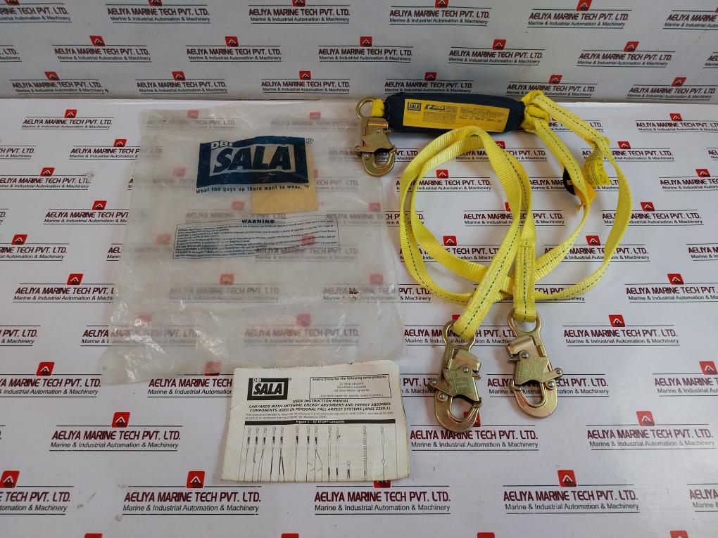 Dbi Sala 1240406 Shock Absorber Lanyard Hook Anchor Connection Capacity 310 Lbs