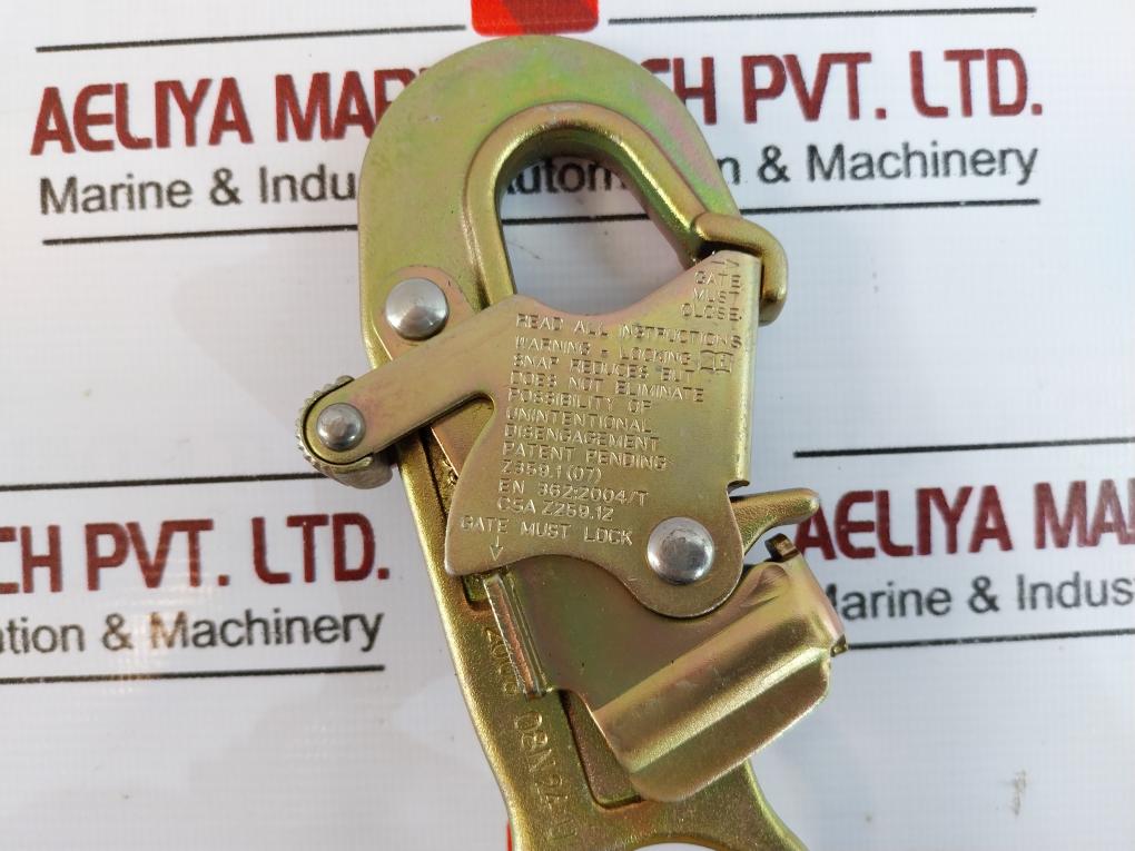 Dbi Sala 1240406 Shock Absorber Lanyard Hook Anchor Connection Capacity 310 Lbs