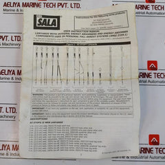 Dbi Sala 1240406 Shock Absorber Lanyard Hook Anchor Connection Capacity 310 Lbs