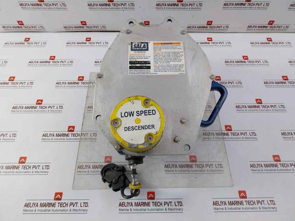 Dbi Sala 3303000 Sealed Blok Descender Rev: C 115Ft 75-310 Lbs 9.6 Ft/Sec