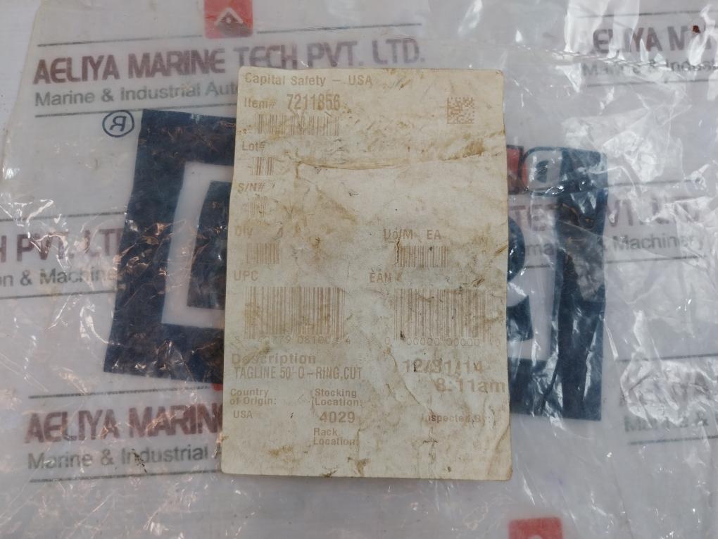 Dbi Sala 7211856 Rope Tagline O-ring 50 Ft 9502665 Rev.a