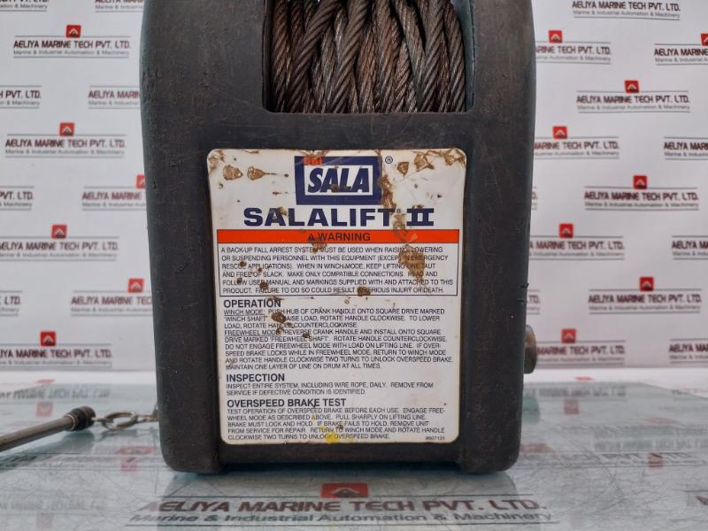 Dbi Sala Salalift Ii 8102001 60Ft Wire 350Lbs Rated Load Confined Space Rescue