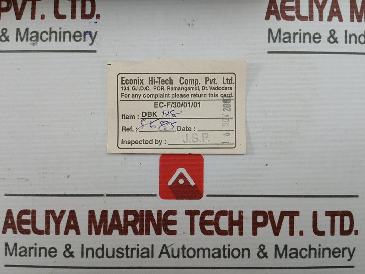 Dbk 1X8 Terminal Distribution Block Elmex 800V 57A(1 Box = 9 Pcs)