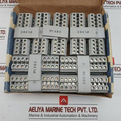 Dbk 1X8 Terminal Distribution Block Elmex 800V 57A(1 Box = 9 Pcs)