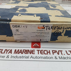 Dbk 1X8 Terminal Distribution Block Elmex 800V 57A(1 Box = 9 Pcs)