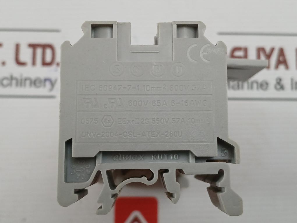 Dbk 1X8 Terminal Distribution Block Elmex 800V 57A(1 Box = 9 Pcs)