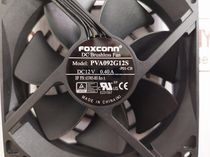 Dc-Brushless-Fan-12-Vdc-0-40A-Rev-A-Foxconn-Pva092G12S-653905-001-208958-8