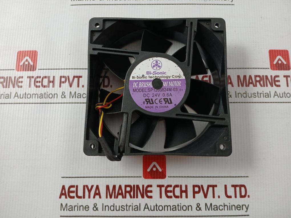 Dc Brushless Fan Motor  24v 0.6a Bi-Sonic Sp1203824m-03