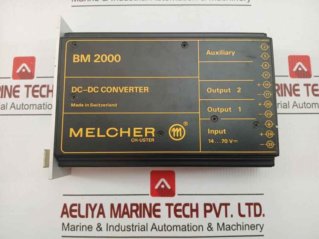 Dc-dc Converter Input: 14…70V Dc Melcher Bm 2000