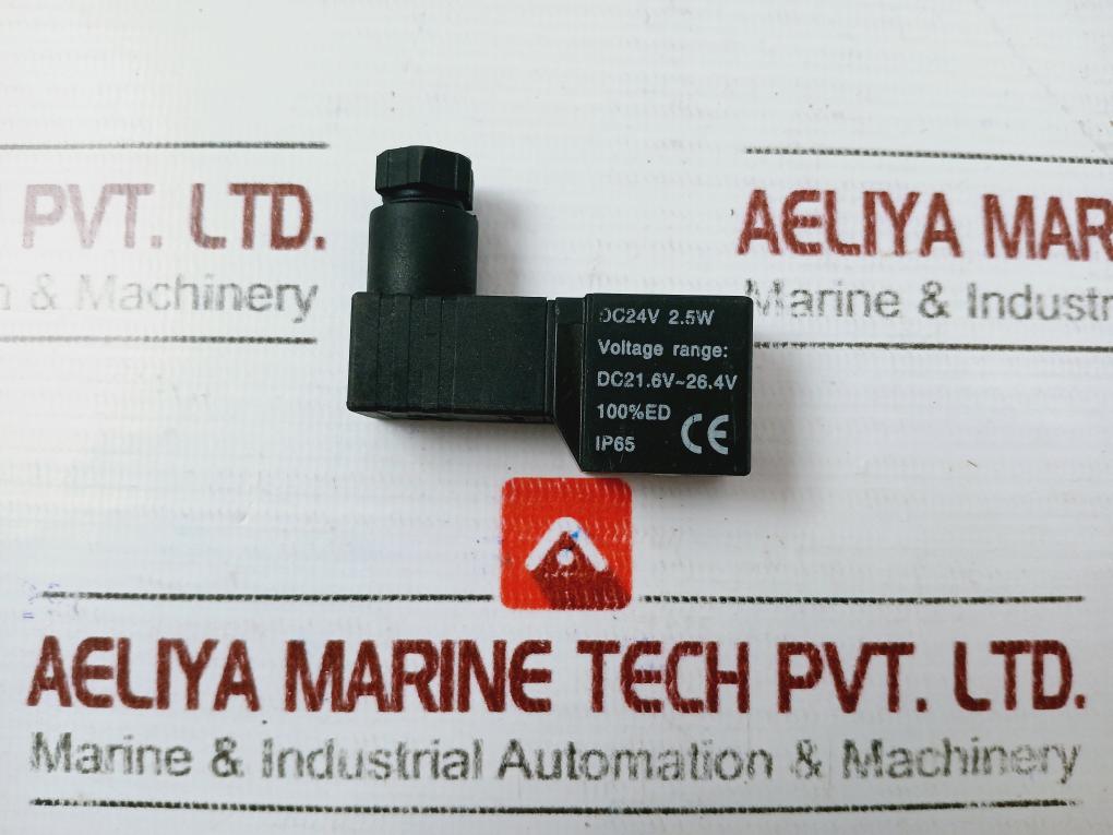 Dc24V 2.5W Solenoid Valve Coil Voltage Range 21.6V~26.4V Ip65