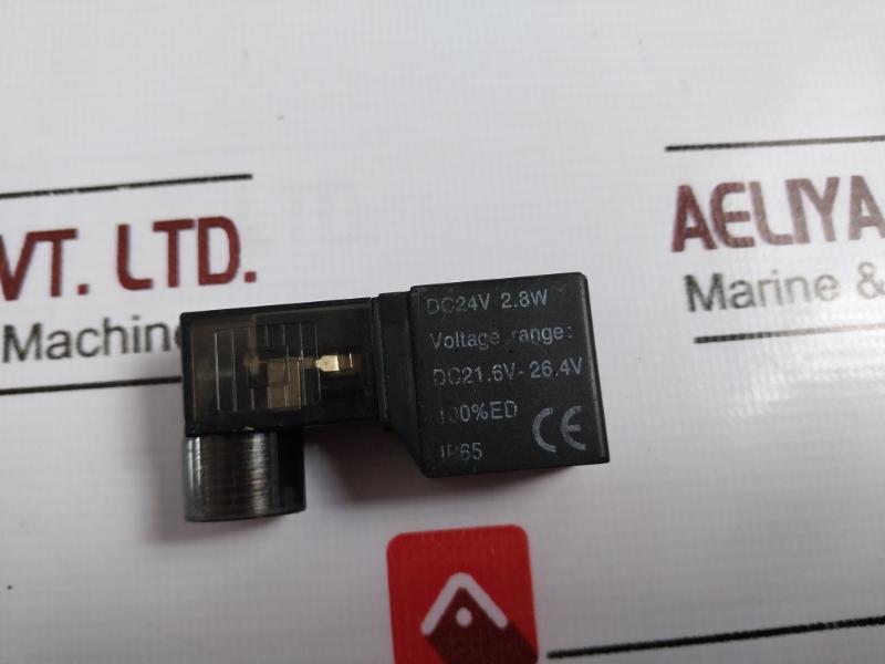Dc24V 2.8W Ip65 Solenoid Valve Coil Dc21.6V~26.4V