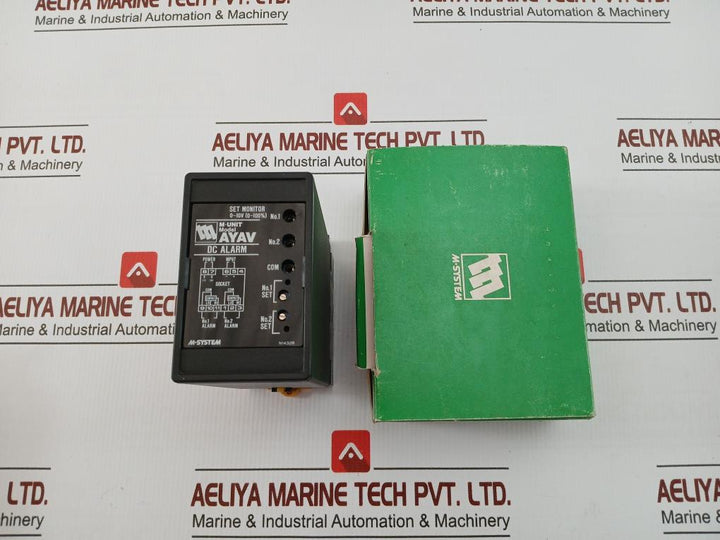 Dc Alarm Unit Input: 4-20Ma Dc(250Ohm) M-system Ayav-a12-h