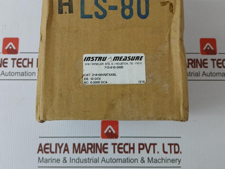 Dc Ammeter 0-2000A 10V Instru-measure 218100Vmtxxbl