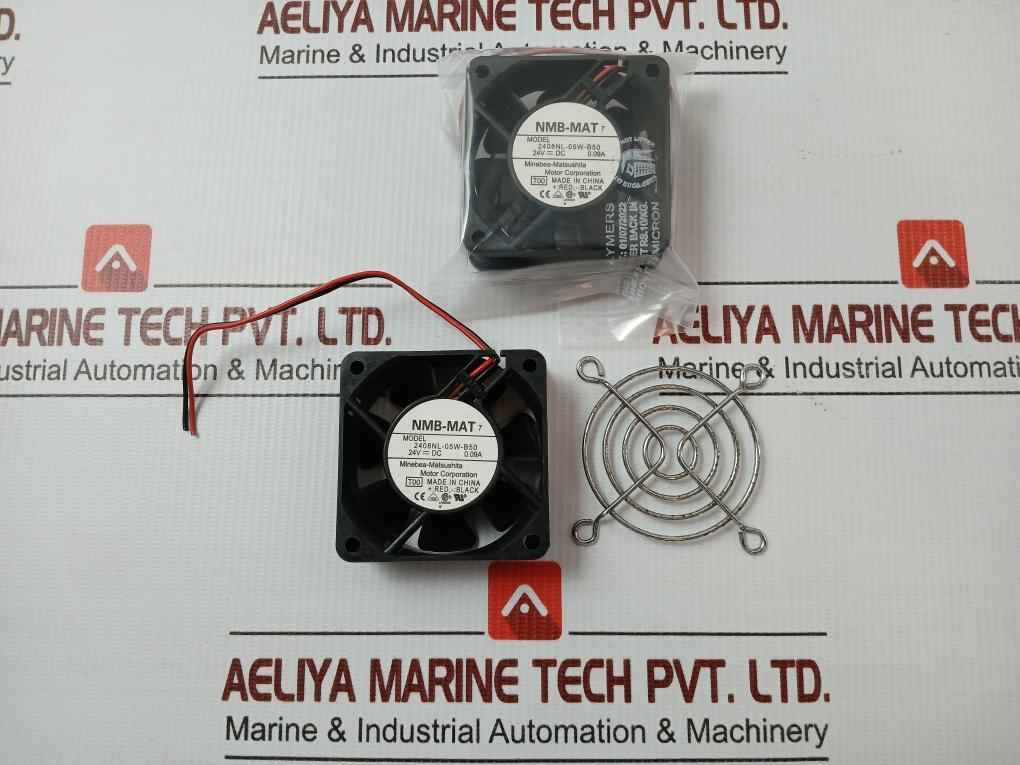 Dc Brushless Cooling Fan Nmb-mat 2408Nl-05W-b50 24V Dc 0.09 A