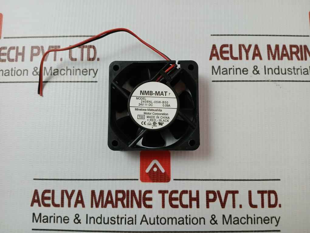 Dc Brushless Cooling Fan Nmb-mat 2408Nl-05W-b50 24V Dc 0.09 A