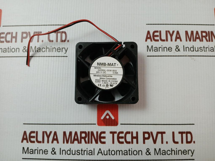 Dc Brushless Cooling Fan Nmb-mat 2408Nl-05W-b50 24V Dc 0.09 A