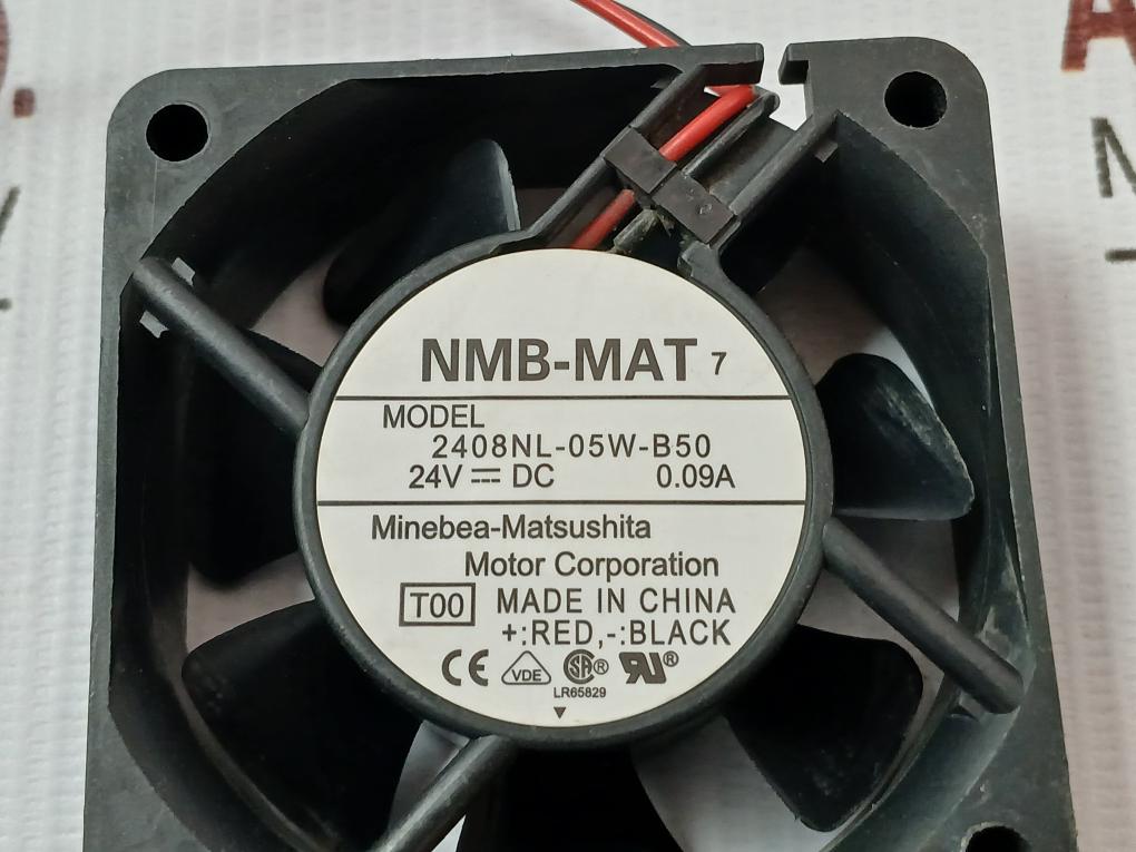 Dc Brushless Cooling Fan Nmb-mat 2408Nl-05W-b50 24V Dc 0.09 A